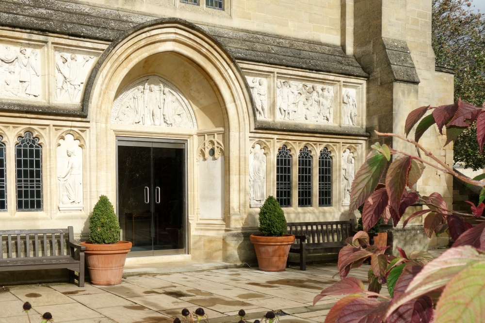 Frameless glass doors for Oakham School, Rutland